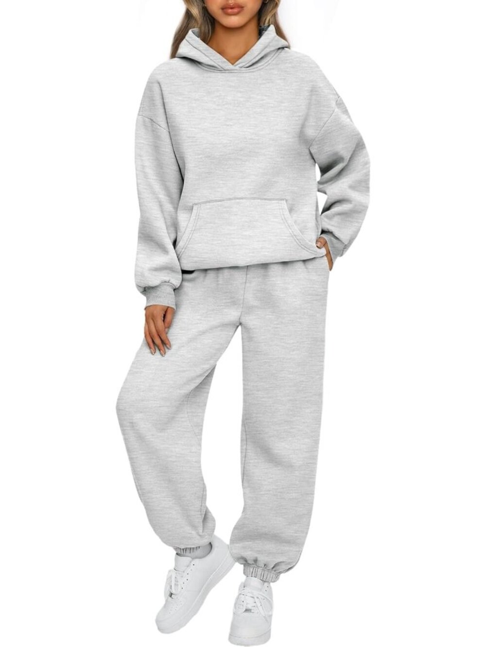 Cozy 2-Piece Lounge Set for Women | Fall Fashion Matching Sweat Suits